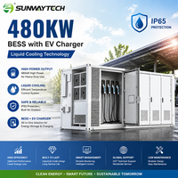 480kW Hub Pengisian Daya dan Penyimpanan PV Ultra-Cepat |   Baterai LFP Terkontainerisasi 1MWh/1.5MWh, Pengurangan Puncak Daya Jaringan