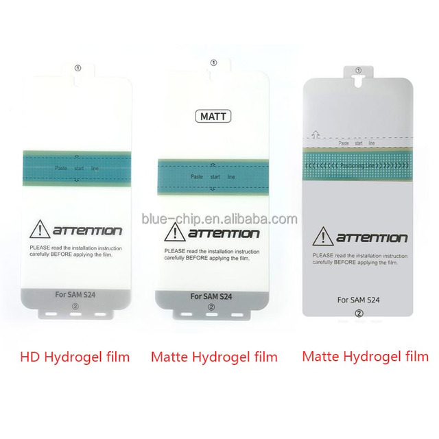 Uv Guards Ar Anti-Reflection Wholesale Private Custom Packaging Phone Tpu Hydrogel Screen Protector for Samsung Galaxy S24