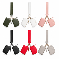 Porte-monnaie de créateur en cuir PU pour femme, mini portefeuille, porte-rouge à lèvres, porte-clés, sac à main, style mode, entrepôt USA