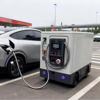 YIXINDIAN Station de Recharge Mobile Solaire pour Secours et Stockage d'Énergie 48kWh 65kWh 75kWh 100kWh avec Contrôleur MPPT Intelligent et Robot
