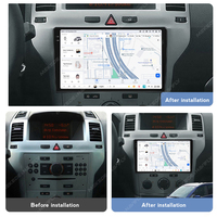 DUDUAUTO Radio mobil Android 13, navigasi GPS DSP mobil Stereo pemutar Multimedia H 2004-2014 untuk Opel Zafira B Astra H