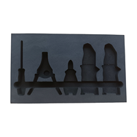 Plateau à outils en mousse EVA prédécoupée sur mesure pour l'organisation des clés, insert en éponge protectrice pour boîte à outils