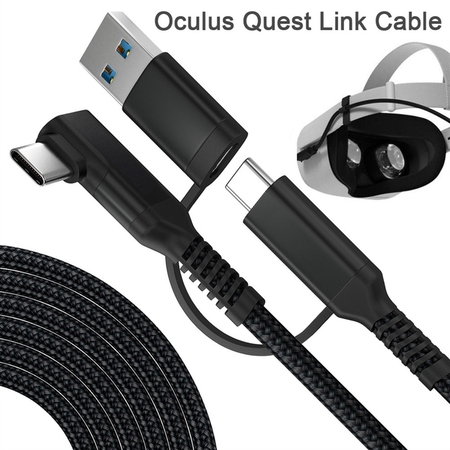 VR Game Computer Data Cable Oculus Quest Link Cable, High-speed Mobile USB Cable