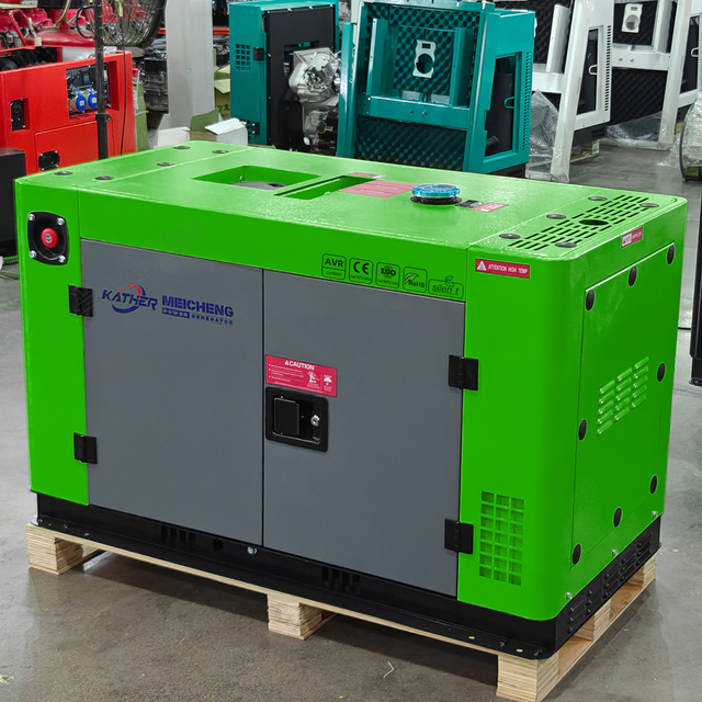 KATHER Super Silent Diesel Generator Set 12KW 20KW 30KW Twin Cylinder Copper Alternator Three Phase ATS Generator 50KW 60KW 80KW