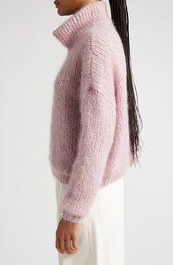 Abbigliamento invernale maglione lavorato a maglia personalizzata <span class=keywords><strong>Cardigan</strong></span> <span class=keywords><strong>donna</strong></span> <span class=keywords><strong>con</strong></span> <span class=keywords><strong>cerniera</strong></span> in Mohair - Product Image 3