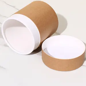 New Food Cylinder Gift Package Biodegradable-packaging Traditional Paper Box Green Tea/loose Tea/flower Tea Packaging Tubes