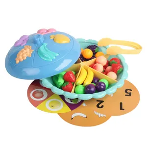 Tommabo Super Sorting Pie Preschool Learning Games Enhances Early Number Skills and Problem Solving 42-Piece Set