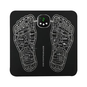 Alas pijat kaki USB portabel, desain lipat dengan teknologi EMS, perangkat sirkulasi kaki - Product Image 5