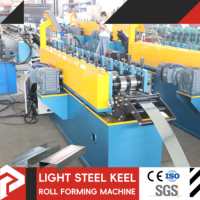 Máquina Automática de Conformación de Rollos de Láminas para Techos con Perfiles en C de Acero Ligero