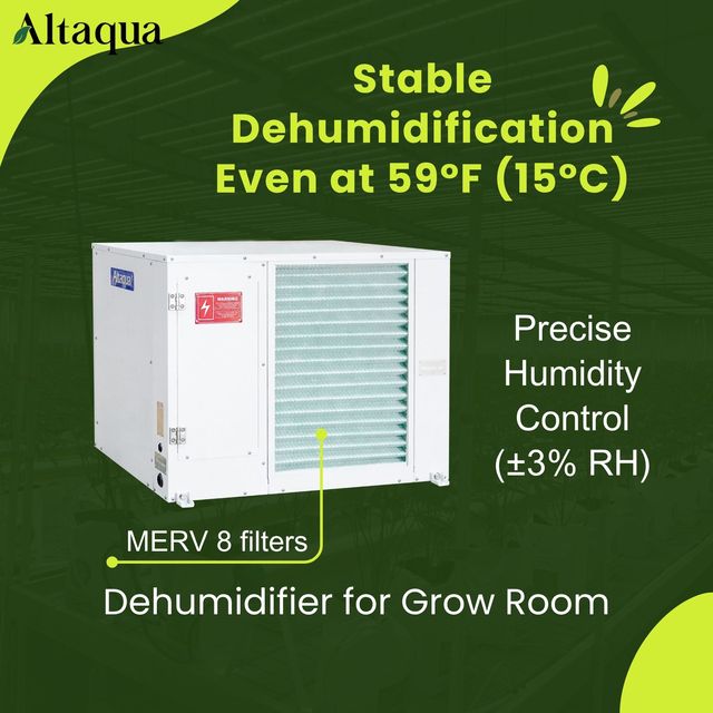 Altaqua Greenhouse Hydroponics Commercial Grow Room Dehumidifier