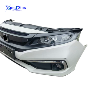 Vente en gros Grille de pare-chocs avant complète, condenseur, phares, ailes, faisceau de câbles radar pour Honda Civic - Product Image 2