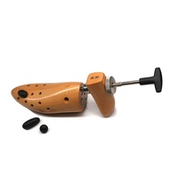 Embauchoir pour chaussures, extenseur de chaussures avec poignée en T en bois de hêtre bidirectionnel (longueur et largeur), couleur en bois naturel, SS02D