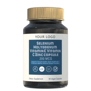 OEM Selenium molibdenum Vitamin E Vitamin C suplemen seng untuk mendukung kapsul kekebalan tubuh dan antioksidan