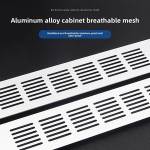 Ventes directes d'usine en alliage d'aluminium maille respirante fenêtre de refroidissement rectangulaire armoire carrée <span class=keywords><strong>Grille</strong></span> de registre de ventilation - Product Image 3