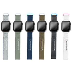 Correa de Reloj de Nailon con Tela Satinada, Nueva Llegada <span class=keywords><strong>2023</strong></span>, para Apple Watch Serie 8, Pulsera Inteligente - Product Image 1