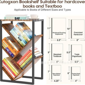 Passing On <b>The</b> <b>Kingdom</b> Tree Shaped Bookshelf Brown Modern Floor Standing Durable Storage Unit For Kids Office Decor - Product Image 5