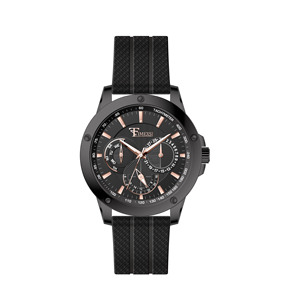 Montre sport pour homme avec chronographe factice, bracelet en silicone, mouvement à quartz, résistante à l'eau, montre-bracelet tendance pour un usage quotidien. - Product Image 2