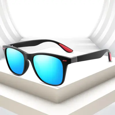Spor sürüş balıkçılık marka tasarım Polarize kare güneş gözlüğü erkekler 2021 ve Polarize