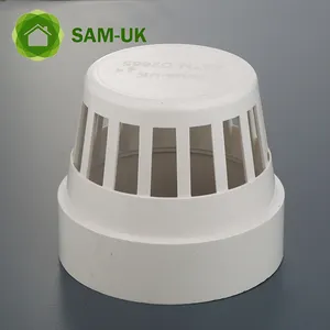 Supply design wholesales drainage customizable size 7 inch pipe cap plastic pvc fitting vent cover piling cap laterals