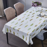 Nappe de table multicolore de luxe RNPT Platinum à imprimé poisson, fournitures de restaurant, nappes de table en PVC, nettoyage facile / lavage à sec, Rec