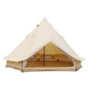Yurt mongol portable imperméable 3000 mm UV50+ pour camping extérieur quatre saisons avec armature droite - Product Image 5