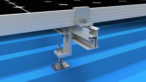 Estantería solar de techo de estaño trapezoidal de alta resistencia Sistema de montaje en techo de panel solar Premium - Product Image 2