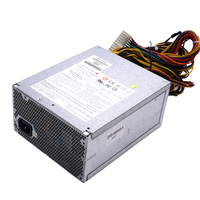 Used Tower Computer Power Supply PWS-665-PQ 665W High-End Server Power Supply (Supermicro) with 20+4Pin Interface 12V Output