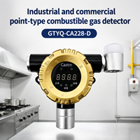 Détecteur de gaz GPL pour cuisine commerciale CAATM GTYQ-CA228-D, alarme de fuite de gaz combustible fixe avec capteur haute sensibilité