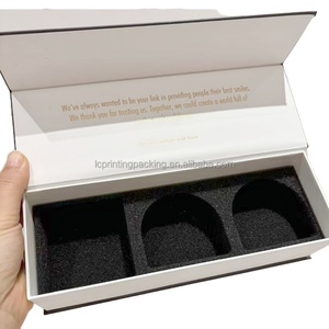 Biodegradable Custom Soy Ink Printing Square Cardboard Magnetic Foldable Jewelry Packaging <b>Box</b> for <b>Eid</b> Mubarak <b>Gift</b> Candle - Product Image 1