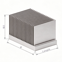 Dissipateur thermique en aluminium sur mesure 97(L)*60(H)*150(C)mm, dissipateur thermique extrudé pour refroidisseur thermoélectrique à effet Peltier