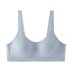 Sujetador Push-Up Inalámbrico de Copa Completa para Mujer, Tallas Grandes, Estilo Europeo-Americano, con Soporte Lateral, Ajustable, Transpirable y Delgado - Product Image 5