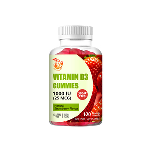 Gomitas Dietéticas Herbales Naturales de Marca Privada con Vitamina D y Sodio que Favorecen la Salud de Huesos, Dientes, Músculos e Inmunidad, Gomitas de Vitamina D3 - Product Image 1