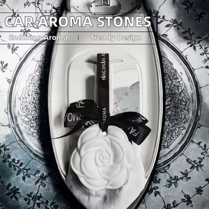 Ambientador Colgante Personalizado de Yeso Aromático con Fragancia Sólida de Camelia - Product Image 2