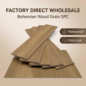 Suelo SPC con Aspecto de Madera Bohemia, 100% Impermeable, Sistema de Click, Piso Flotante de <span class=keywords><strong>Vinilo</strong></span> con Núcleo Rígido - Product Image 1