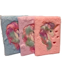 Ensemble de papeterie personnalisé A5 imprimé licorne pour enfants, carnet en papier recyclé avec reliure cousue