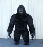 Mascotte de poupée en peluche gonflable Black Gorilla & Hulk & King Kong & Godzilla & Gomorra pour les accessoires de performance de carnaval d'Halloween