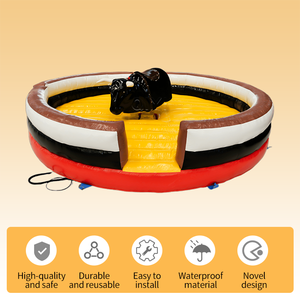 Jeu de taureau mécanique durable et commercial, taureau de rodéo gonflable pour adultes et enfants - Product Image 2