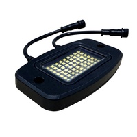 JINXIN nuevo diseño carcasa de plástico 80LED Luz de roca blanca pura luz de chasis impermeable para coche camión