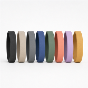 Lot de 8 protections texturées sablée pour Oura Ring 4 Gen 3, ensemble de protections en silicone antidérapant, tons saturés, résistantes à la transpiration - Product Image 1