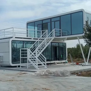 Apple Capsule Pod pinggir pantai sementara sewa Villa liburan rumah prefabrikasi
