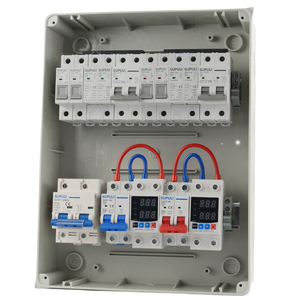 Boîtier combinateur AC+DC 2 chaînes 2 entrées 2 sorties 16A 20A 25A 32A 600V Disjoncteur AC Protection contre les surtensions AC pour système d'énergie solaire - Product Image 4
