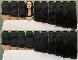 Perruque Bob Courte en Cheveux Humains Lisses, Closure 5x5, 10 à 30 pouces, Cheveux Vietnamiens SDD, Dentelle Suisse, Sans Colle - Product Image 5