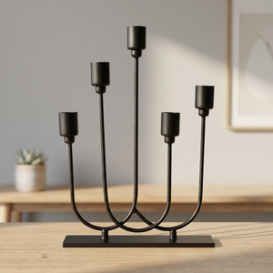 OEM Hot Sales Quality Set 3PCS Tall Rustic Taper Aluminum <b>Candle</b> <b>Stick</b> Holders for Home Religious Christmas Table Decor - Product Image 4