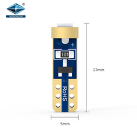 Ampoule LED 3000K Wedge T5 168 921 W5W Ampoule LED pour intérieur de voiture Dôme Carte Porte Lumière Plaque d'immatriculation