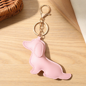 Designer Luxury Keychain for <b>Dogs</b> Pu Leather Bag Charm Pendant Creative Handbag Decorative Doll Jewelry With Hanging Function - Product Image 6