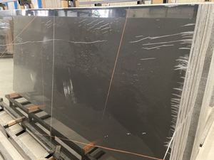 Sssto thiêu kết đá tấm màu Đen/Xám/Trắng đá cẩm thạch kết thúc <span class=keywords><strong>3</strong></span> mô hình liên tục cho phòng ăn Tường sàn gạch bàn - Product Image 4