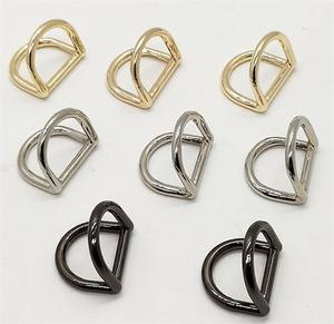 Cao Cấp Túi Xách <span class=keywords><strong>D</strong></span> hình <span class=keywords><strong>d</strong></span>ạng khóa phần cứng tùy chỉnh đôi <span class=keywords><strong>D</strong></span> vành đai vòng khóa cho phụ nữ da túi làm phụ kiện - Product Image 2