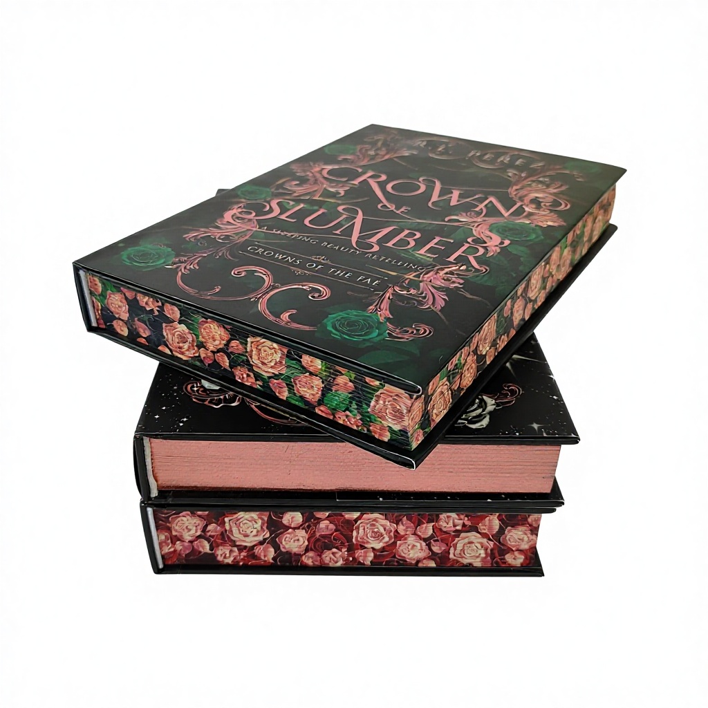 China Custom Hard Cover Book Publishing Printing Service Hardback HardCover Sprayed Edges Special Edition Novel Book Printing