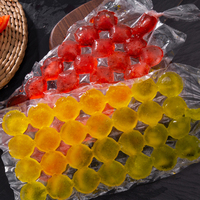 Pochette transparente de qualité alimentaire pour la maison sac de congélateur à glaçons en plastique LDPE jetables congelés auto-scellants