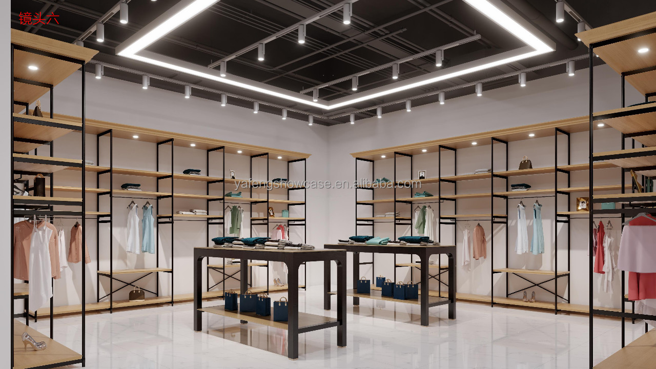 Portant à vêtements pour magasin - Personnalisé
